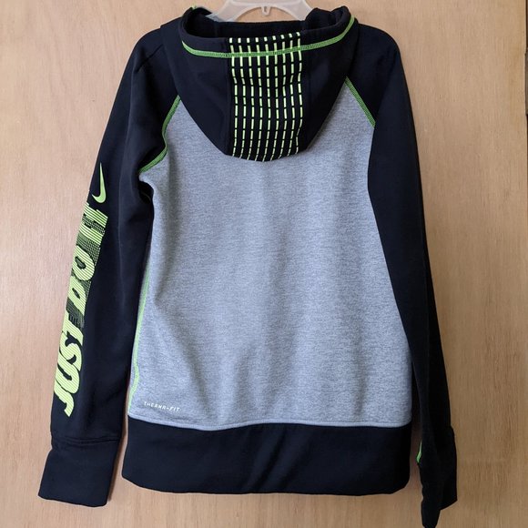 Nike Therma-Fit Just Do It Full Zip Long Sleeve Hoodie - Picture 5 of 10